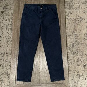 Veronica Beard Ayla High Rise Chino Pants Navy